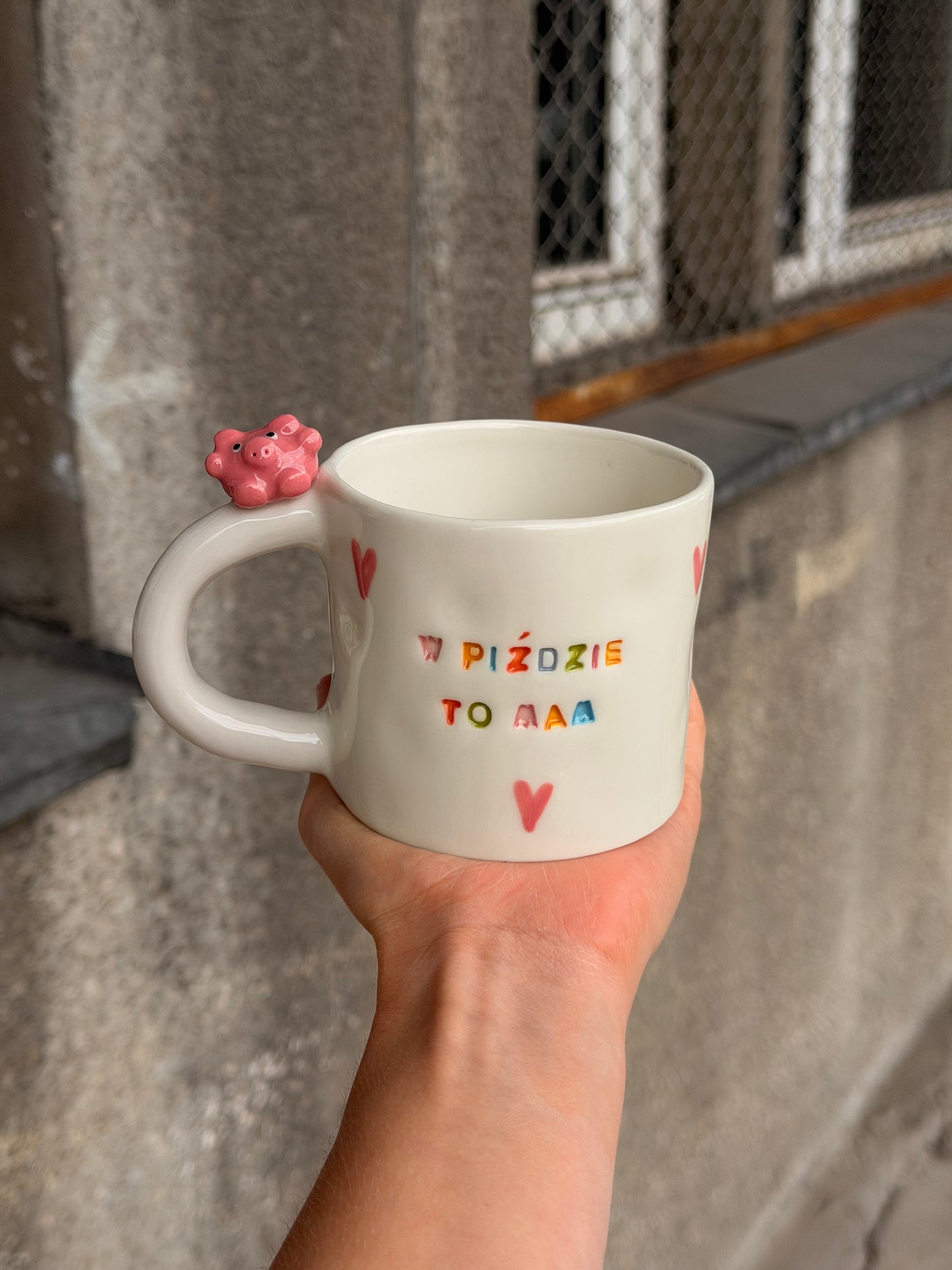 Kubek M "w piździe to mam"