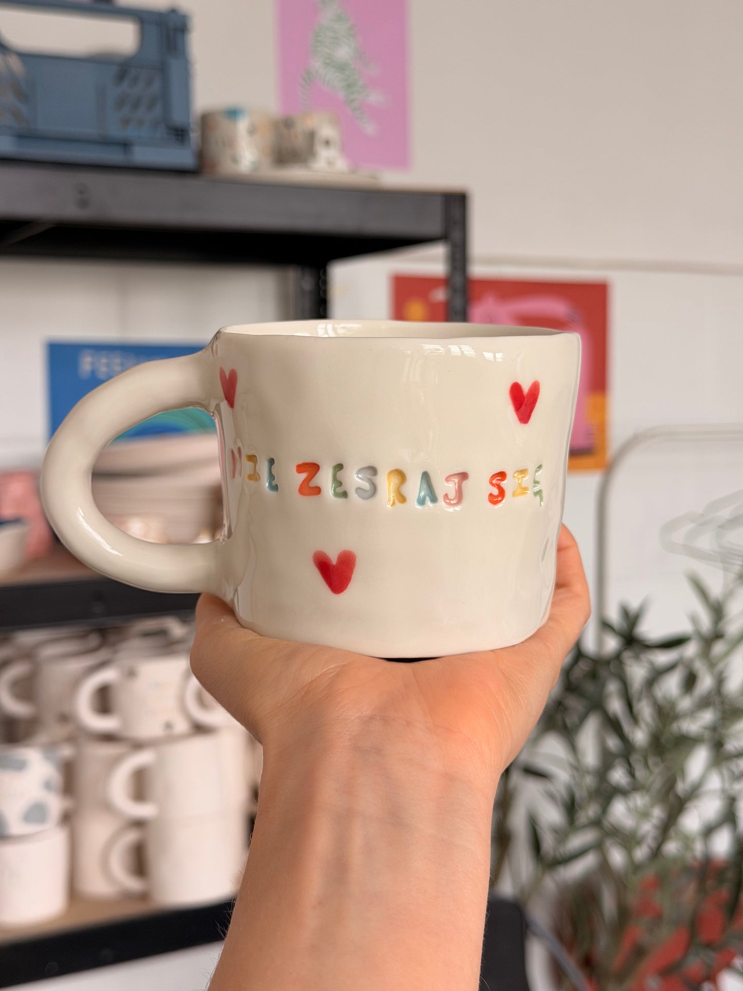 Kubek L "nie zesraj się"