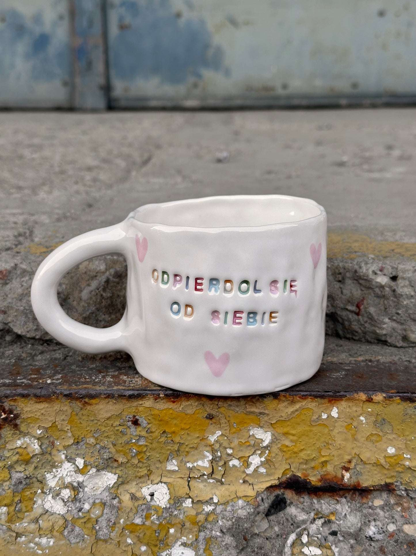 Kubek L "odpierdol się od siebie"