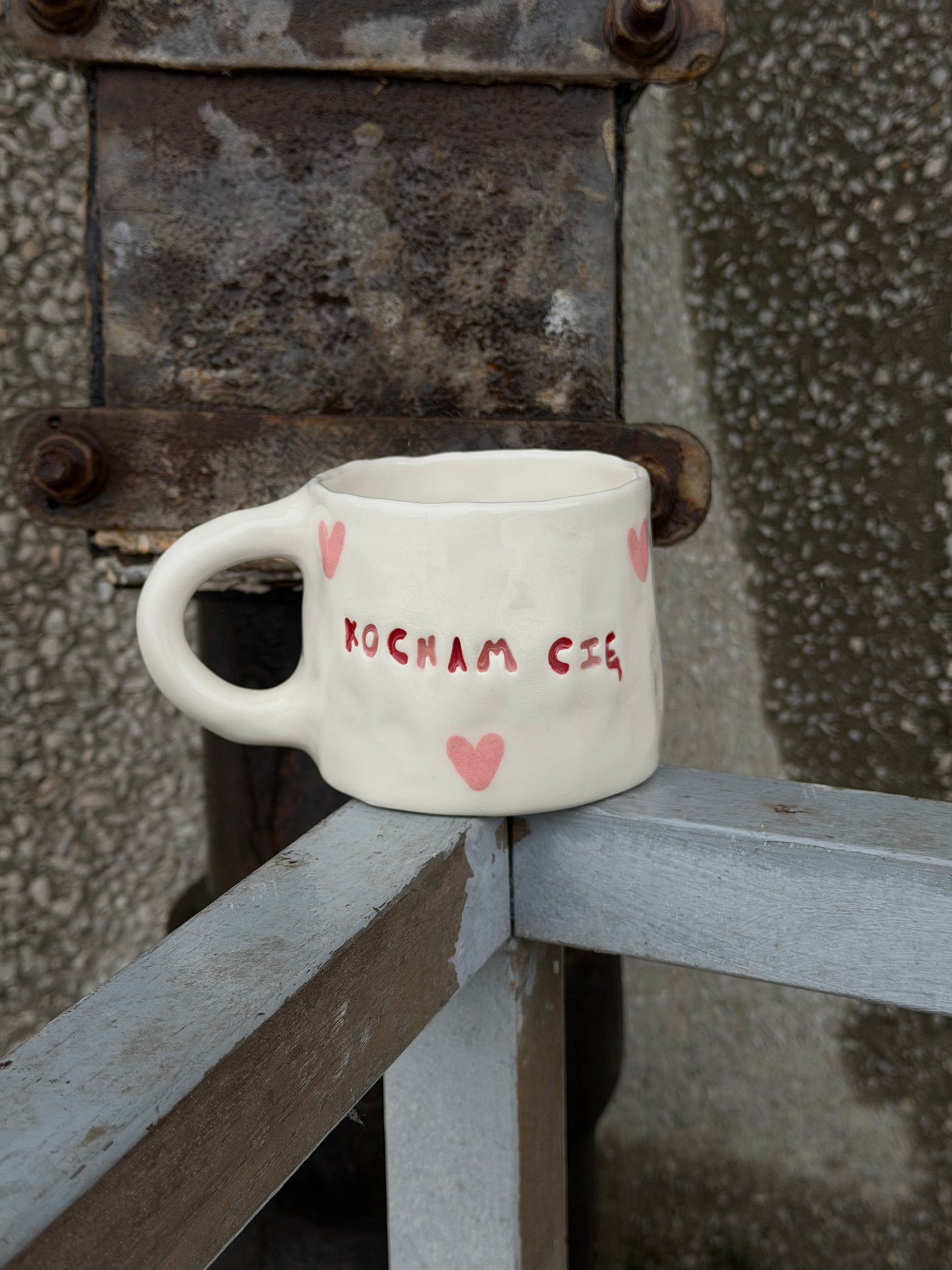 Kubek L "kocham cię"