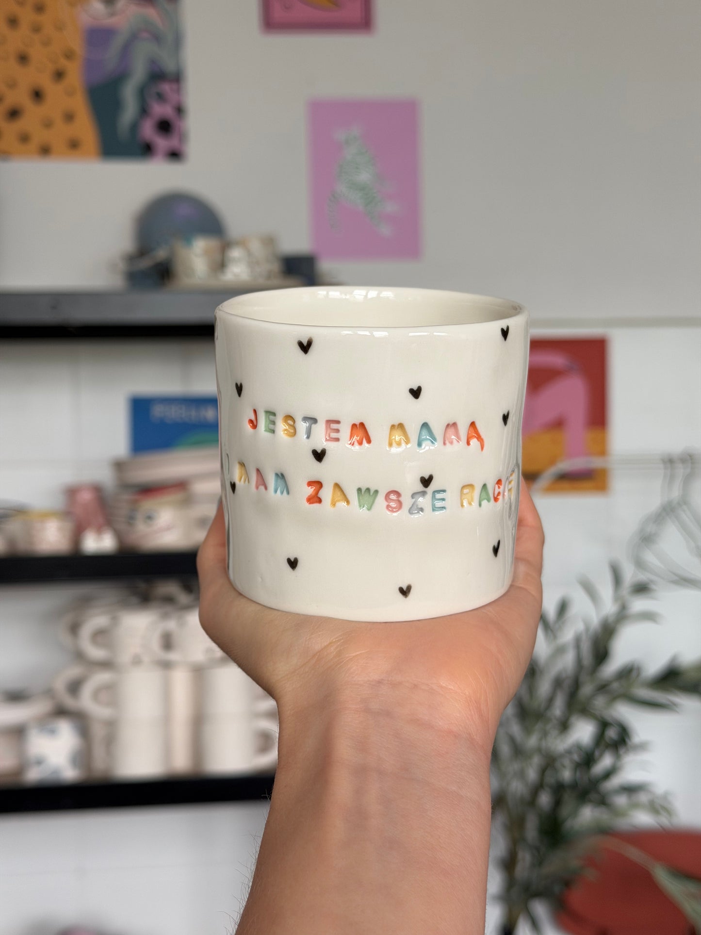 Kubek bez ucha M "jestem mamą i mam zawsze rację"