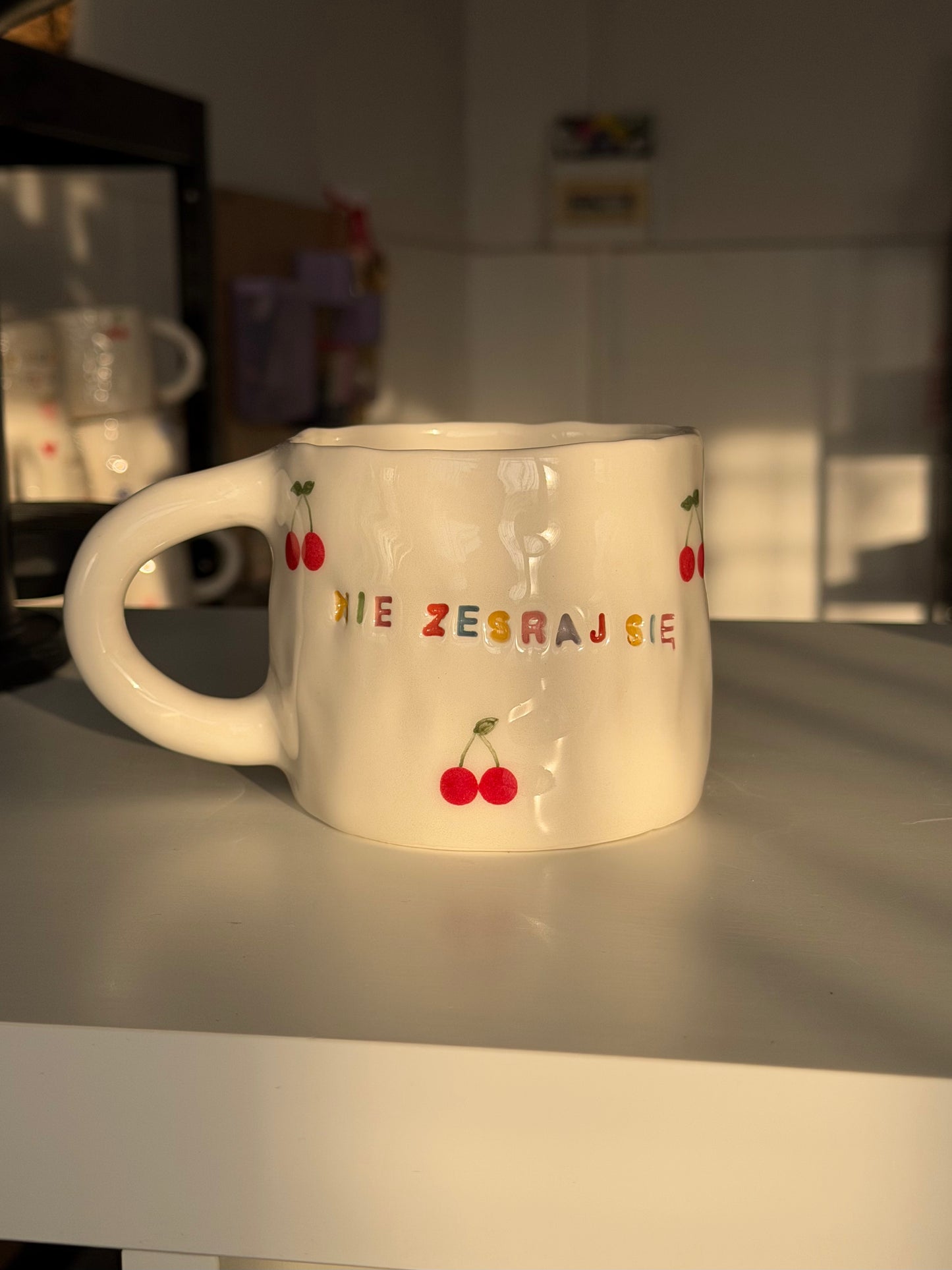 Kubek L "nie zesraj się"