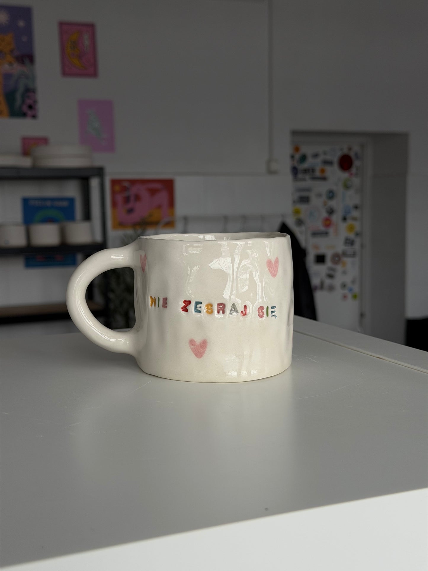Kubek L "nie zesraj się"