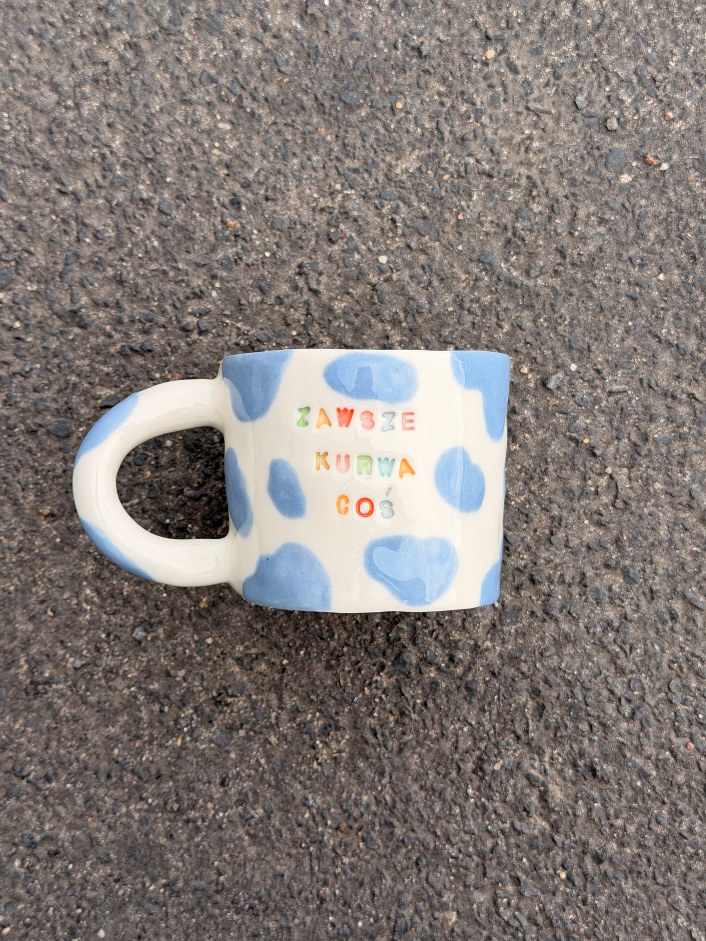 Kubek L "zawsze kurwa coś"