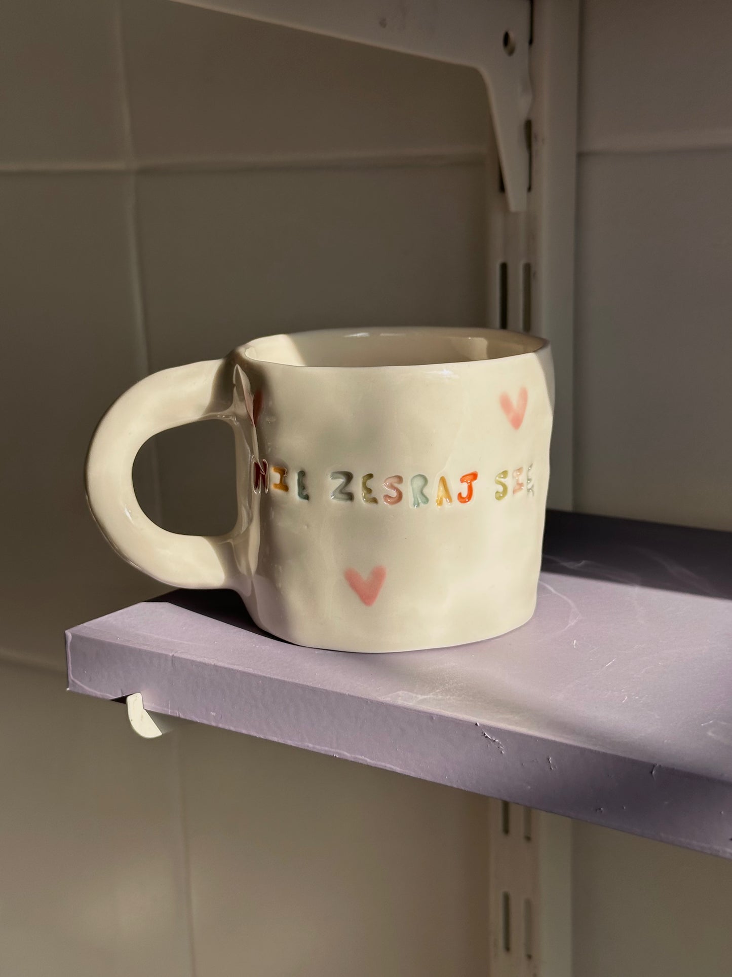Kubek L "nie zesraj się"