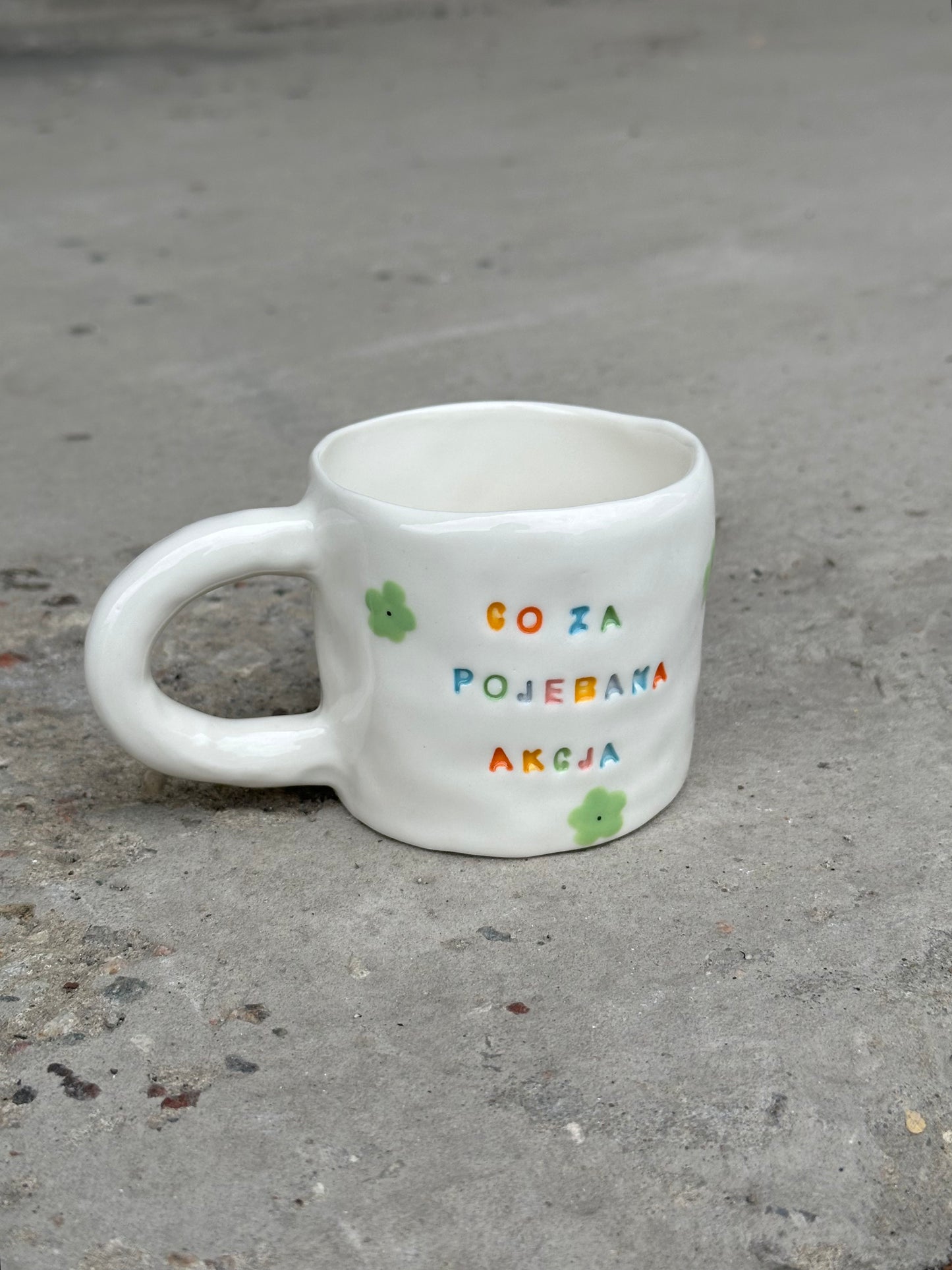 Kubek L "co za pojebana akcja"