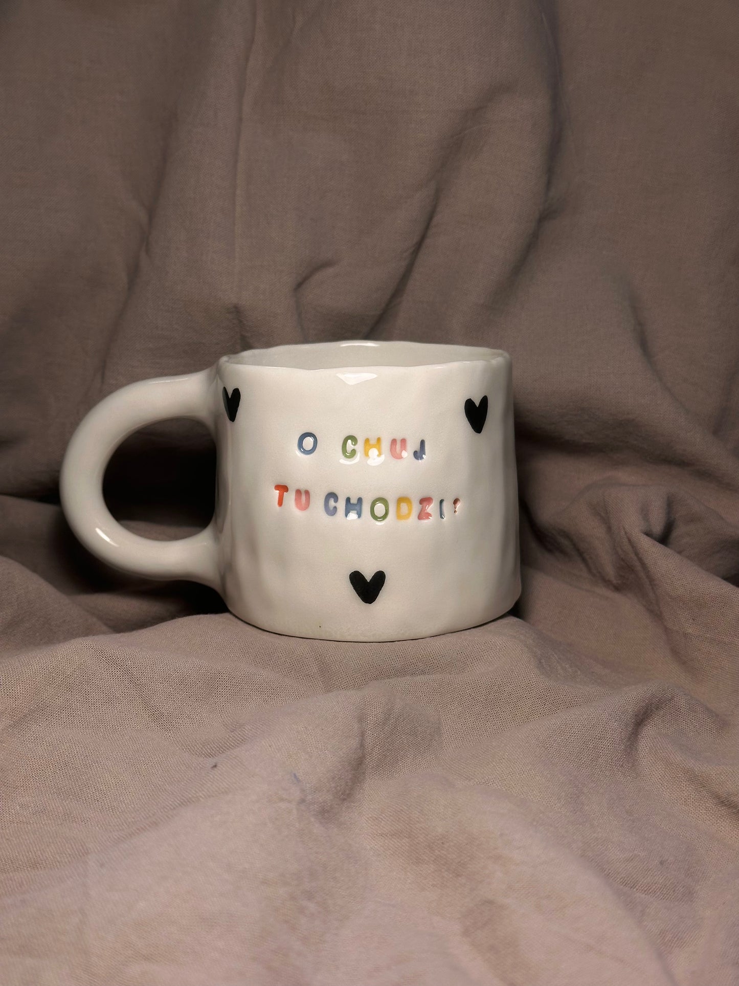Kubek "o chuj tu chodzi"