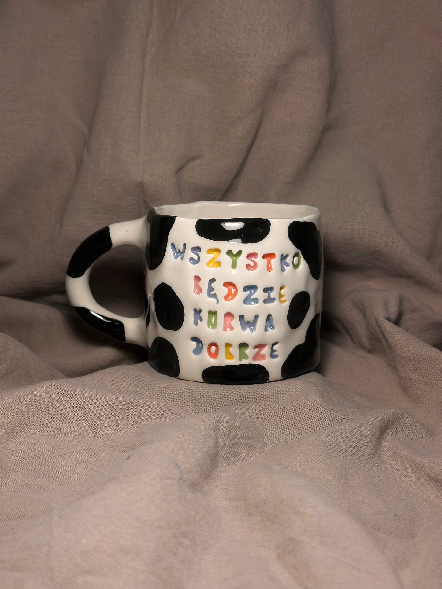 Kubek "wszystko będzie kurwa dobrze"