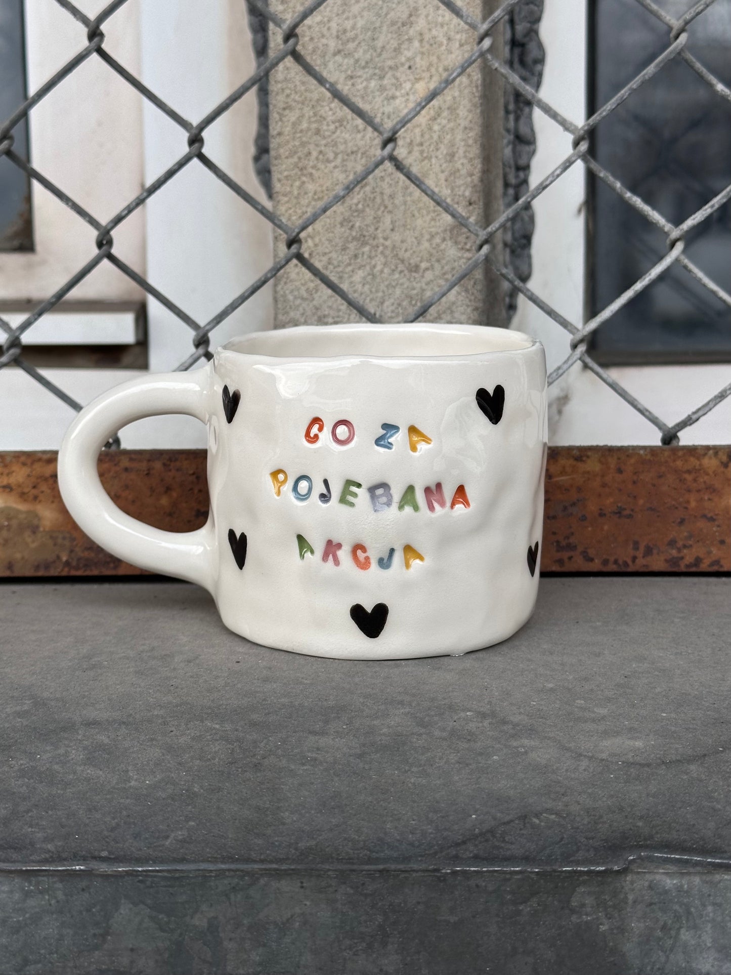 Kubek L "co za pojebana akcja"