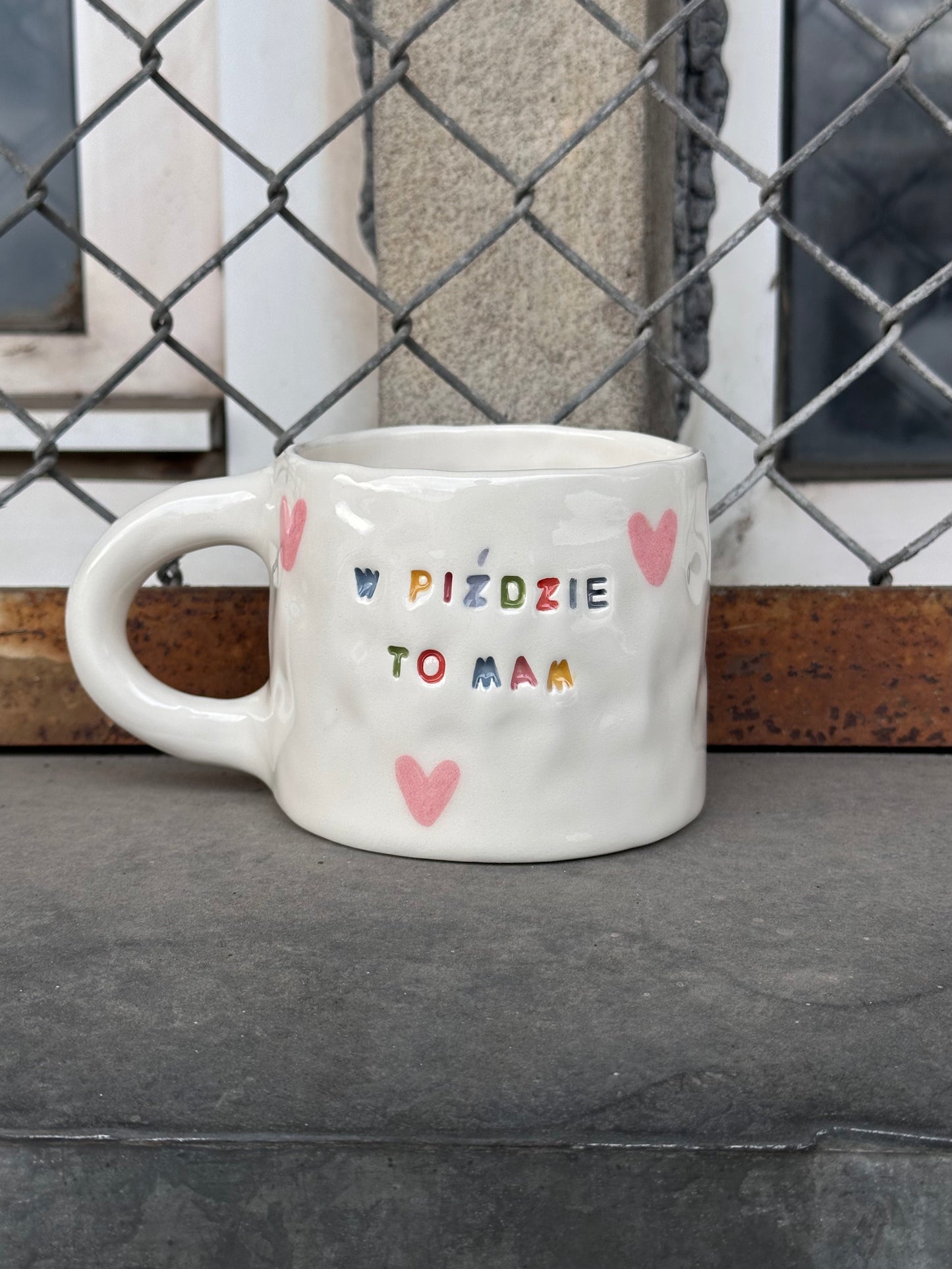 Kubek L "w piździe to mam"