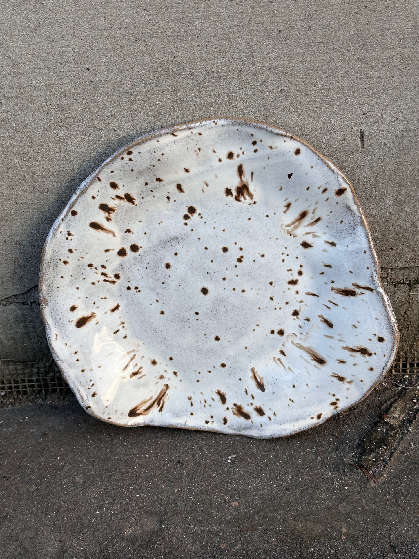 Talerz ceramiczny płaski