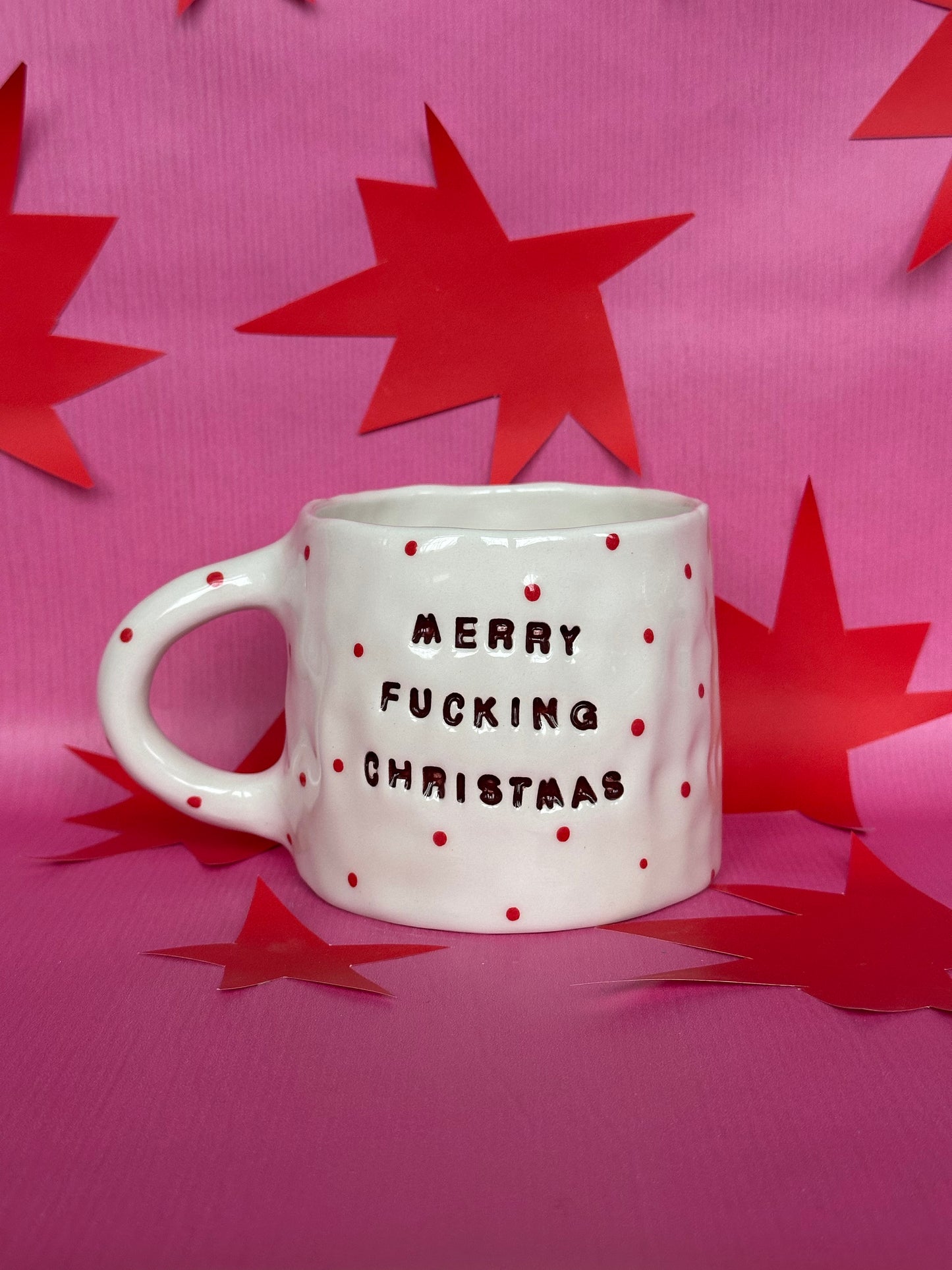 Kubek L "merry fucking christmas"