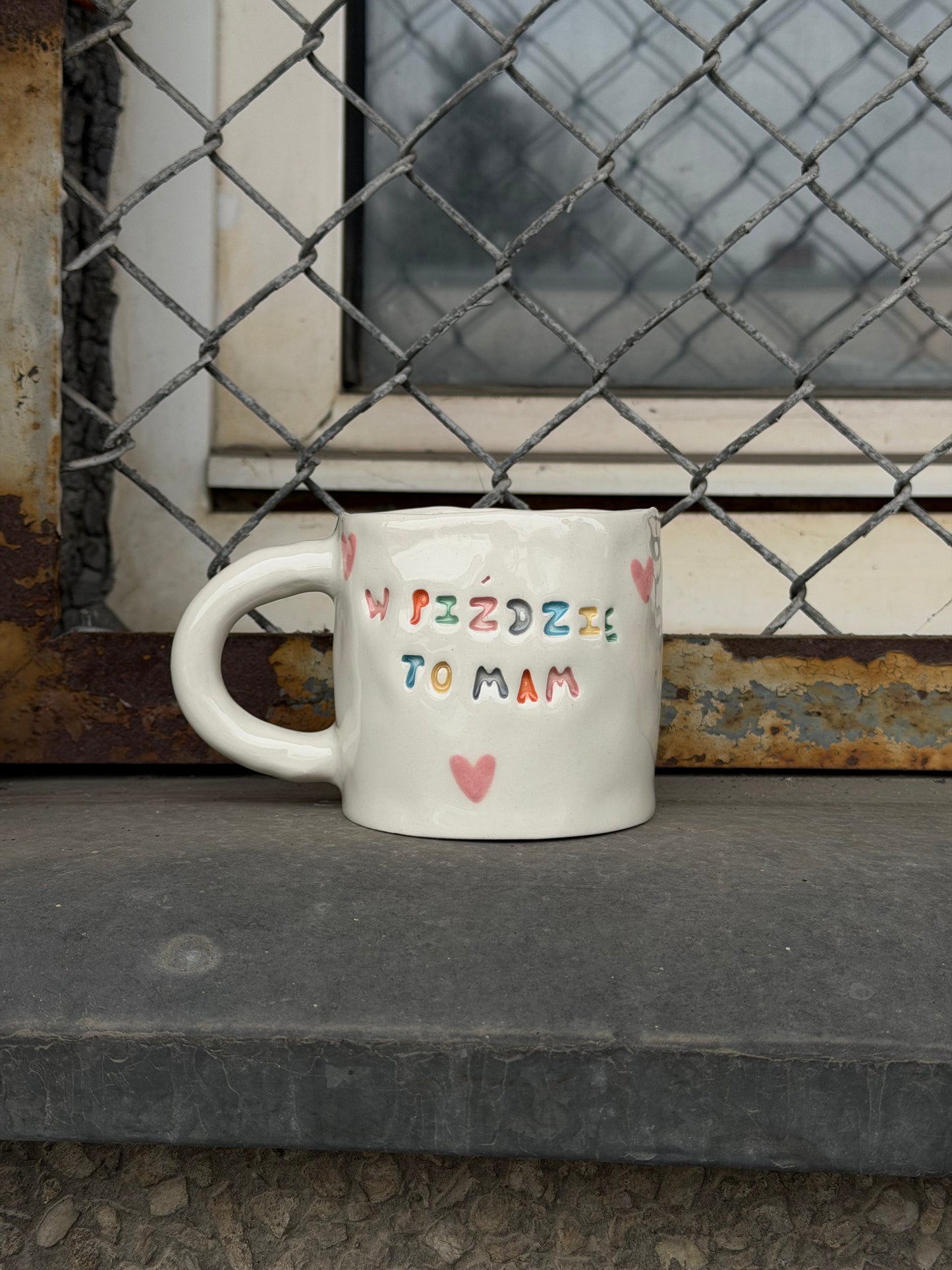 Kubek M "w piździe to mam"
