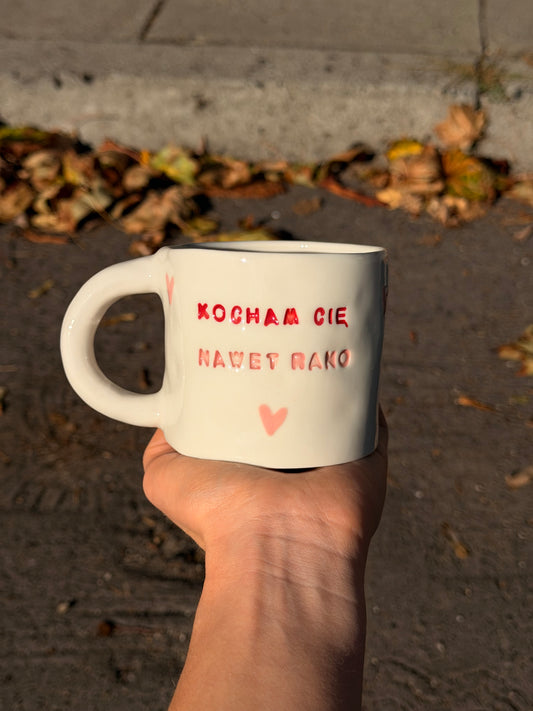 Kubek M "kocham cię nawet rano"