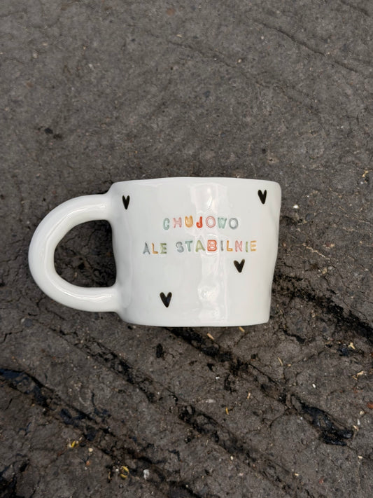 Kubek L "chujowo ale stabilnie"