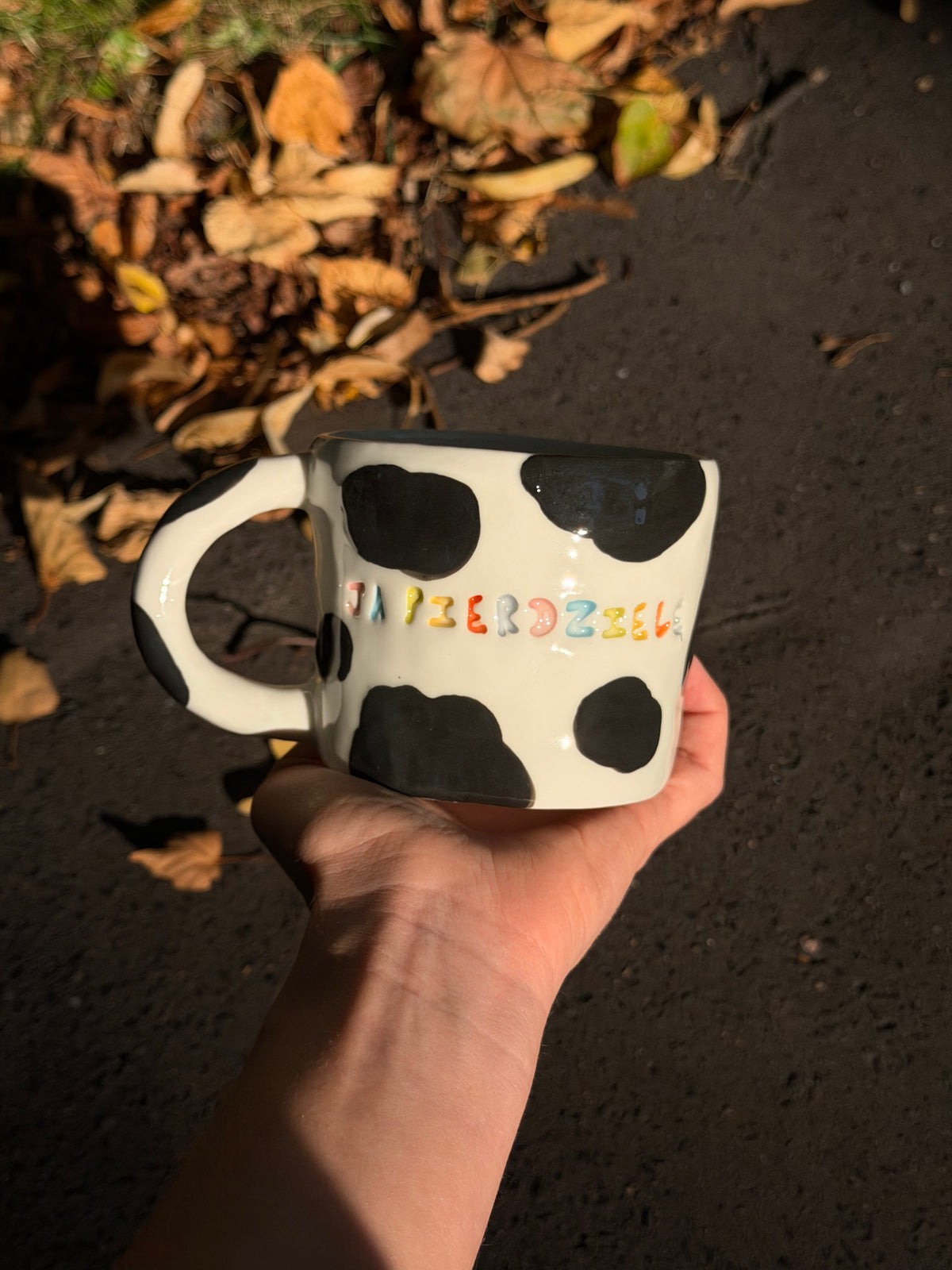 Kubek L "ja pierdzielę"