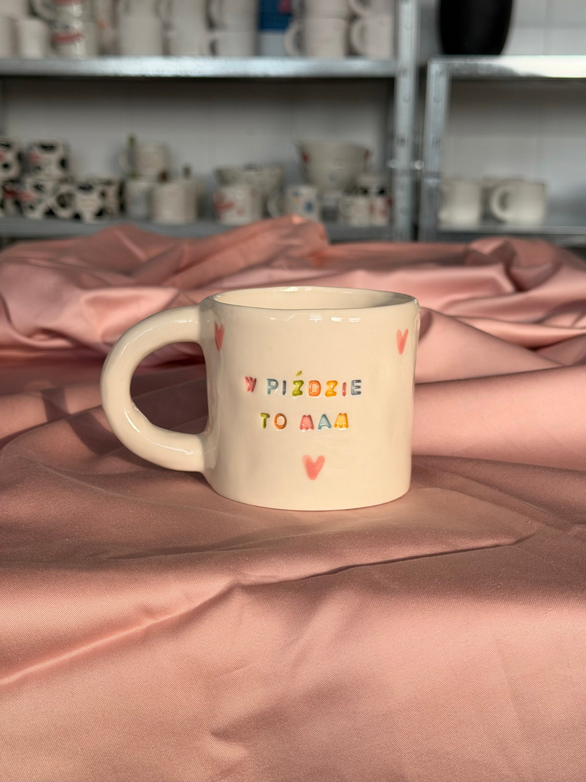 Kubek M "w piździe to mam"