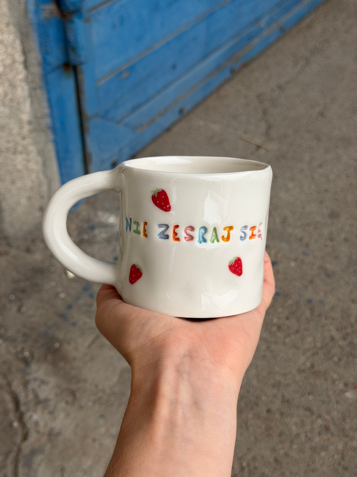 Kubek M "nie zesraj się"