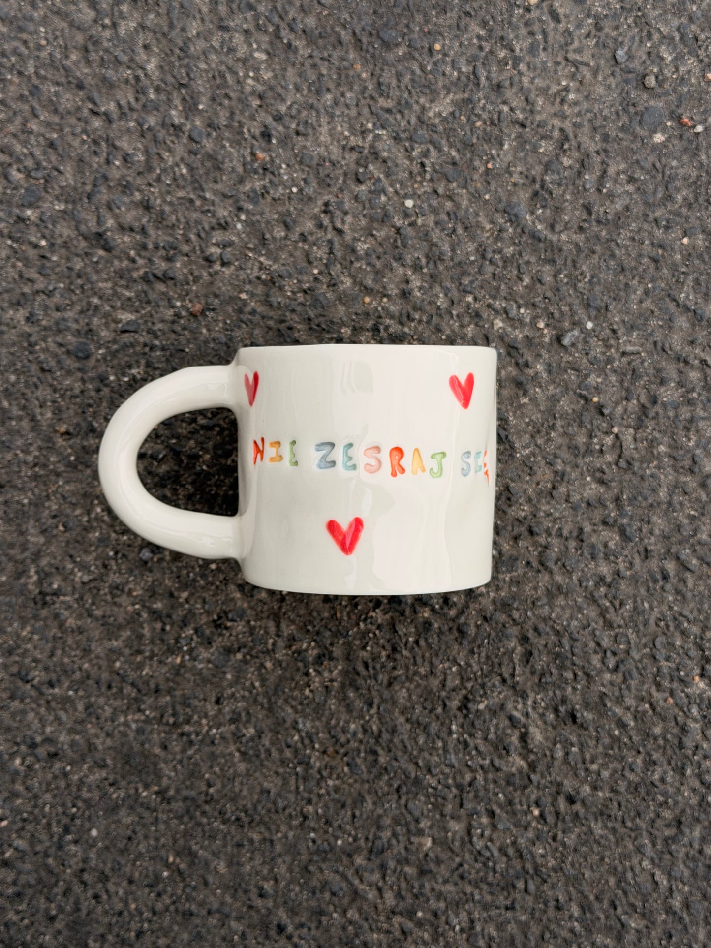 Kubek M "nie zesraj się"
