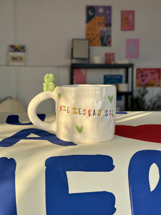 Kubek L "nie zesraj się"