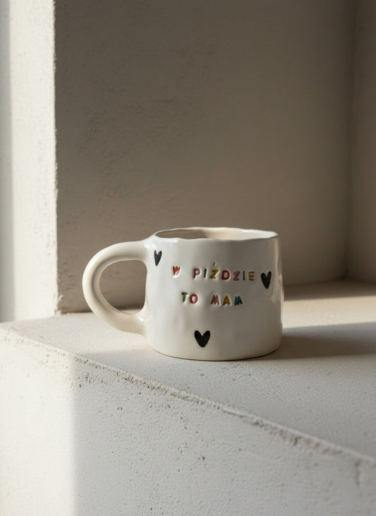 Kubek L "w piździe to mam"