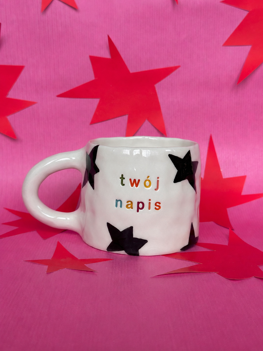 Kubek z własnym napisem