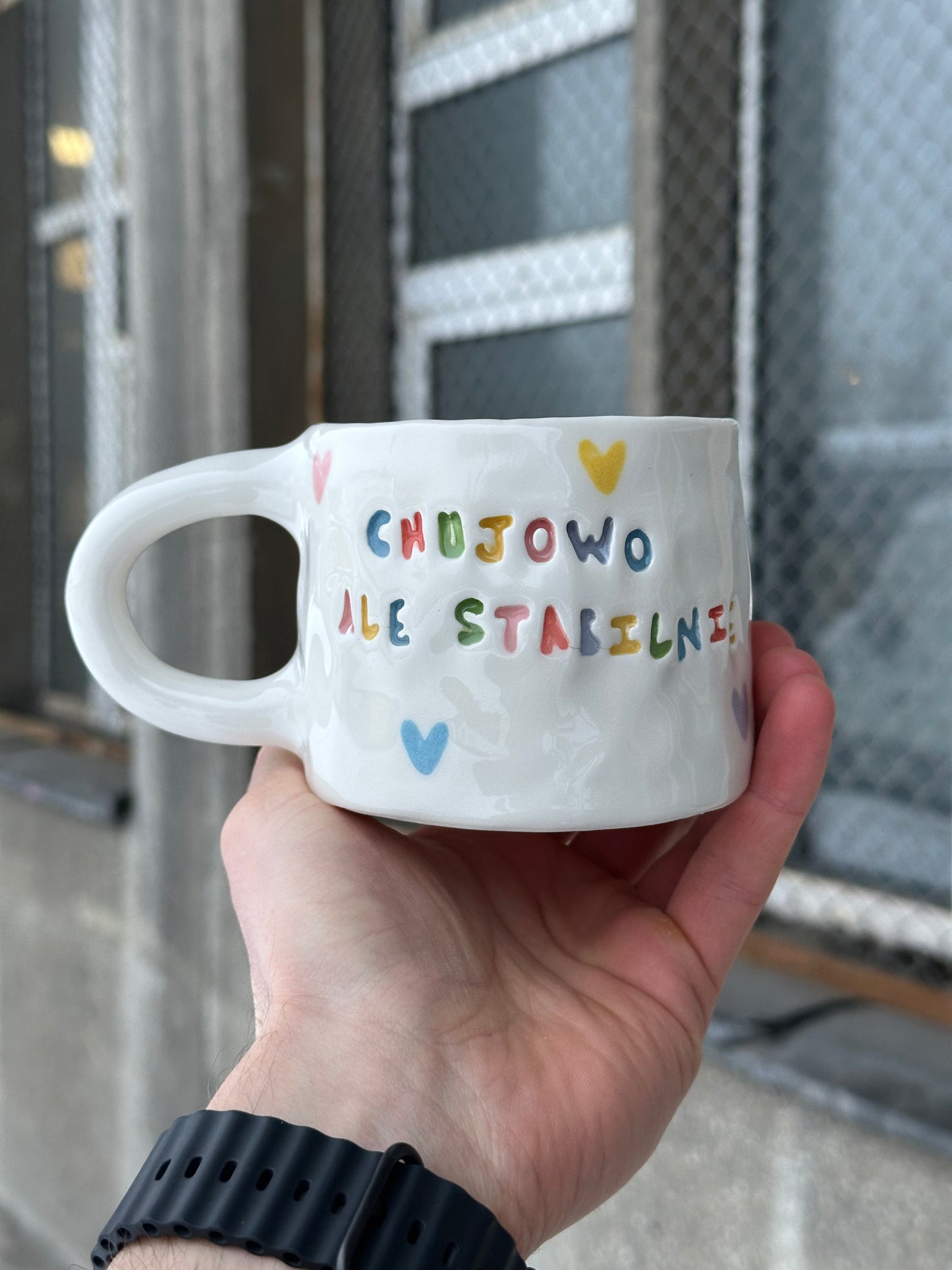 Kubek L "chujowo ale stabilnie"