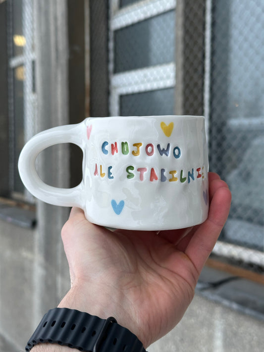 Kubek L "chujowo ale stabilnie"
