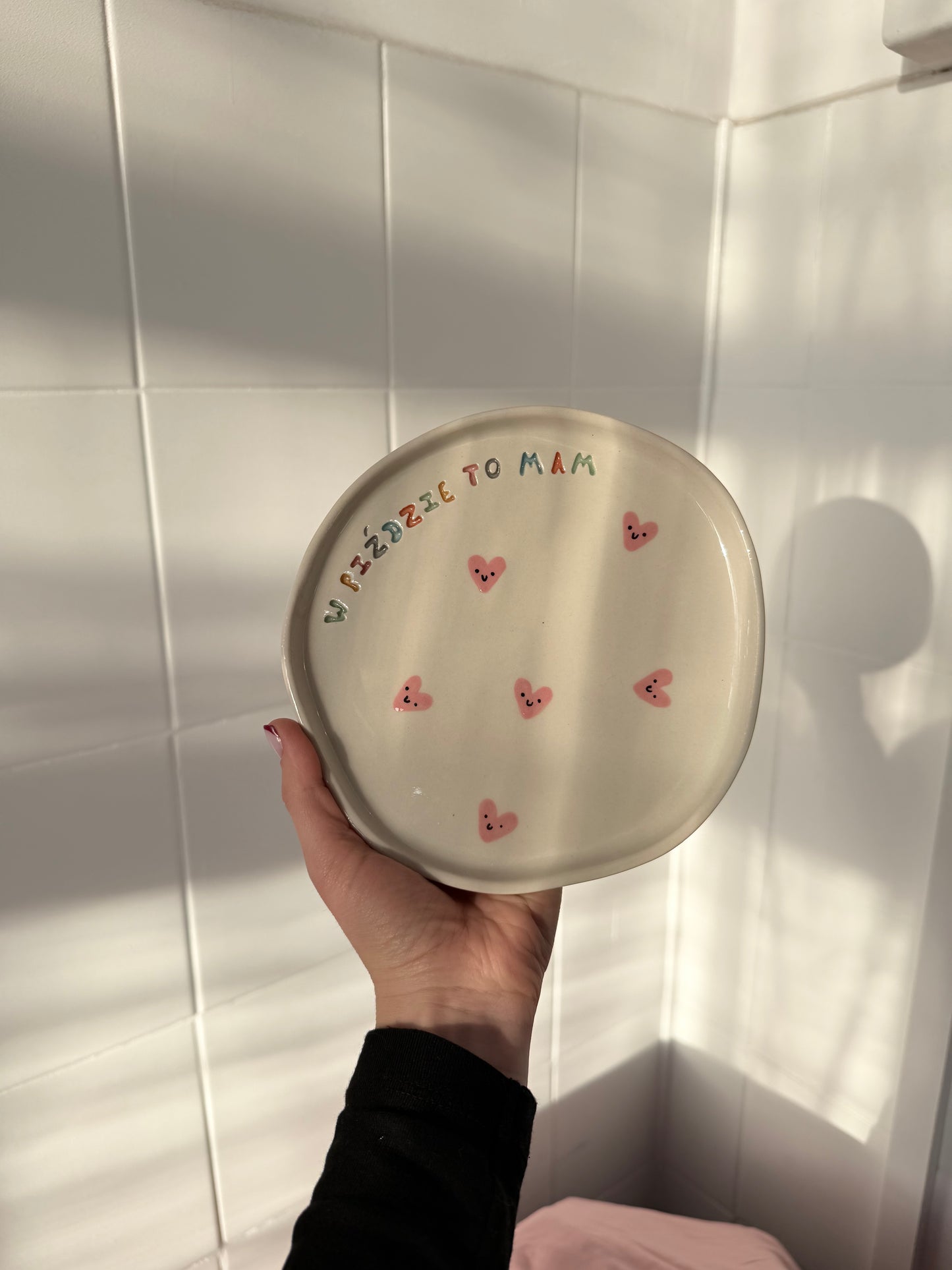 Talerz deserowy "w piździe to mam"
