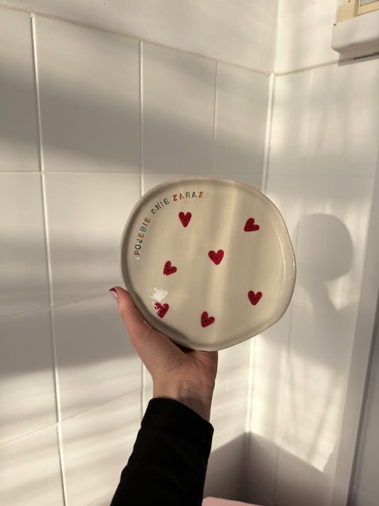 Talerz deserowy "pojebie mnie zaraz"