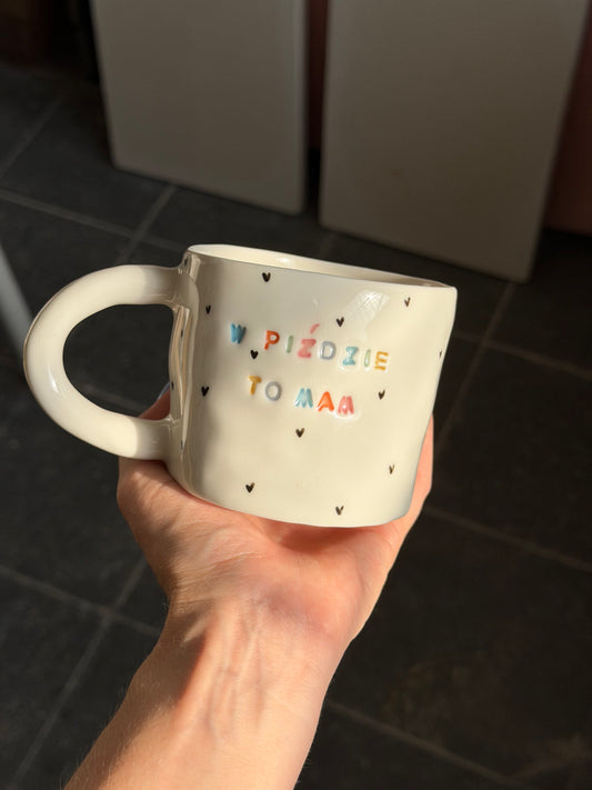 Kubek L "w piździe to mam"