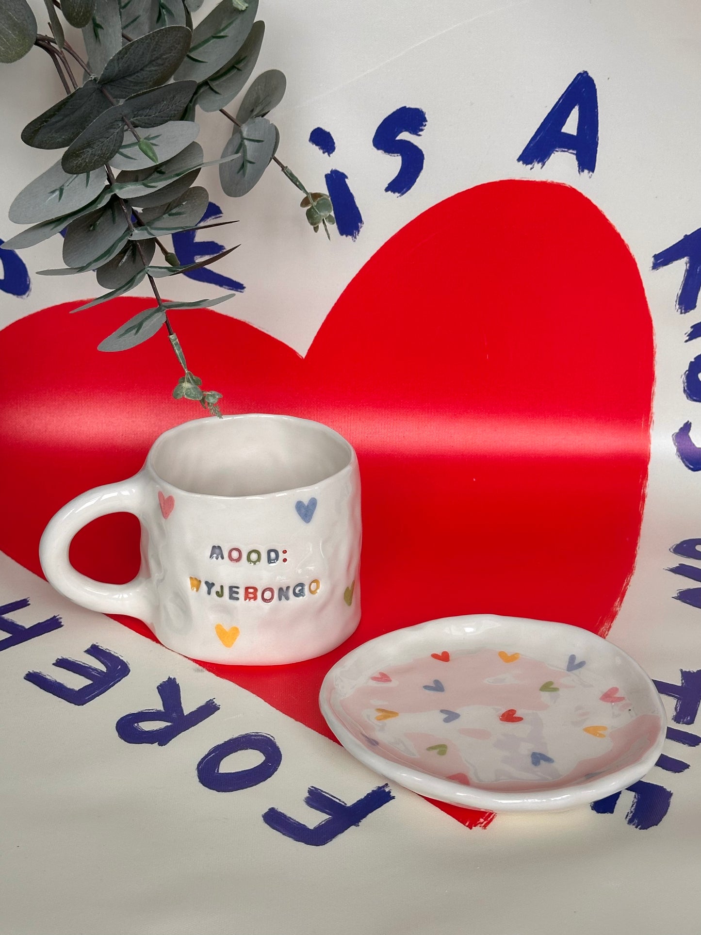 Zestaw ceramiczny "mood: wyjebongo"