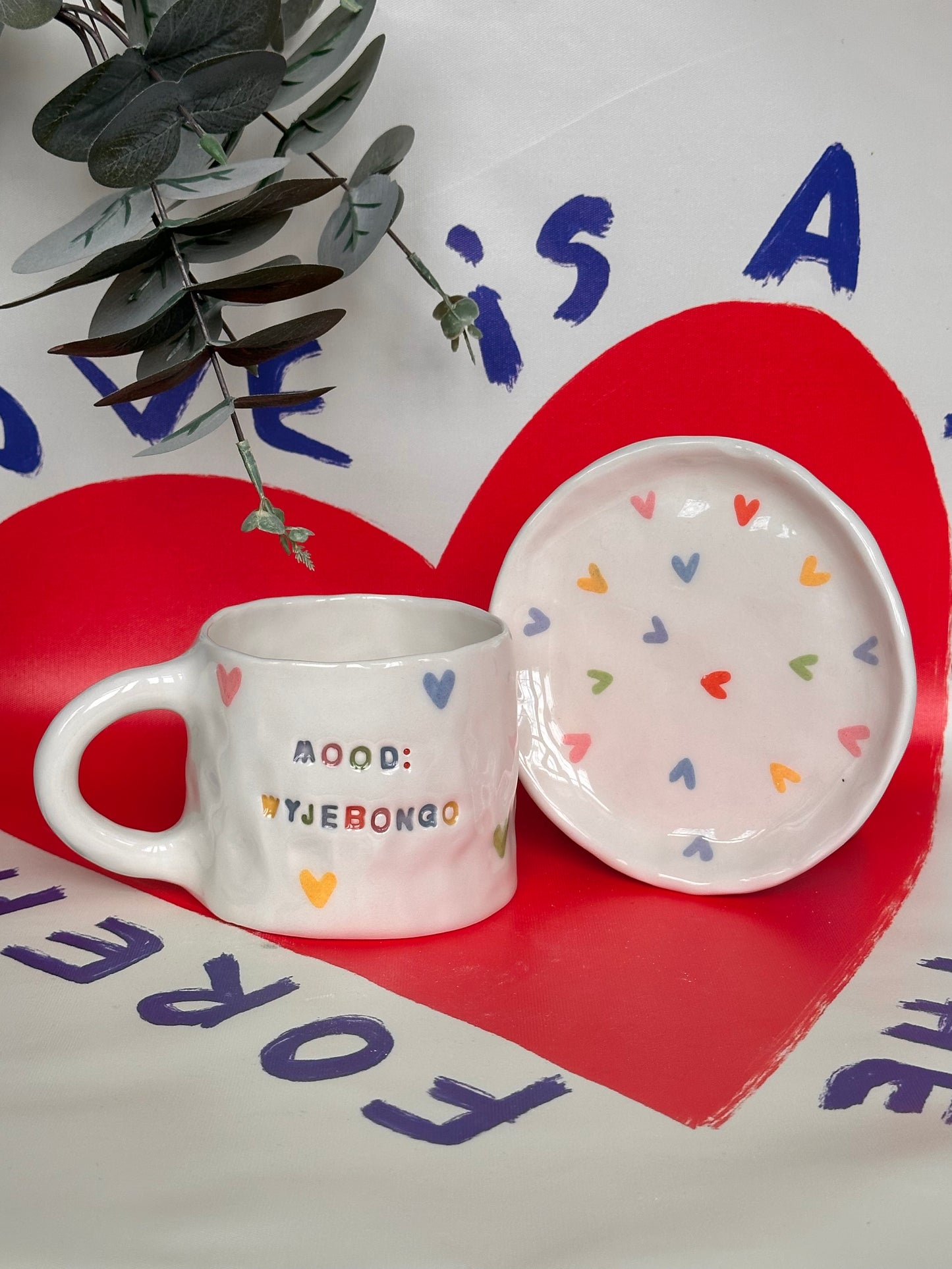 Zestaw ceramiczny "mood: wyjebongo"