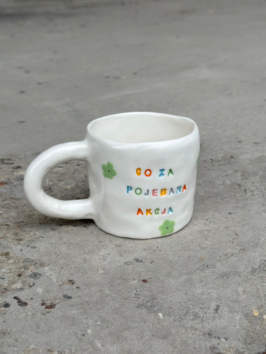 Kubek L "co za pojebana akcja"