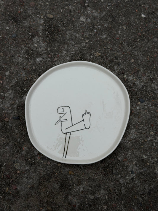 Talerz deserowy "fuck" LIMITED