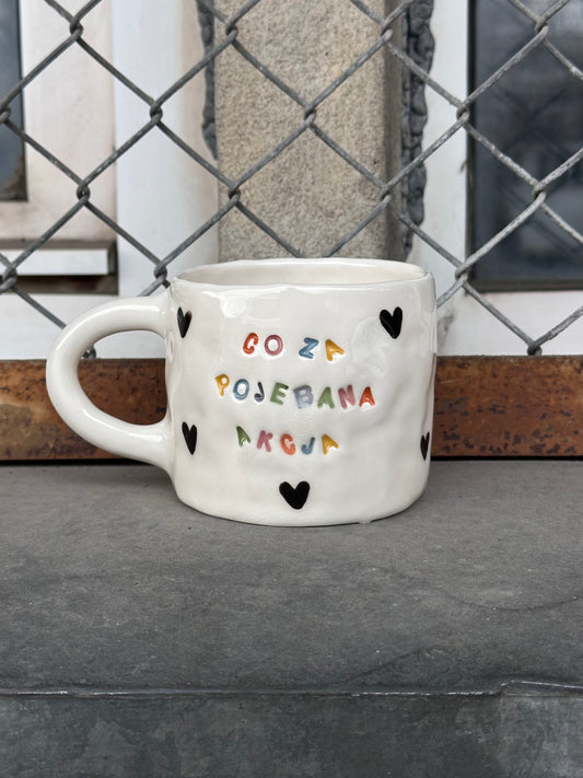 Kubek L "co za pojebana akcja"