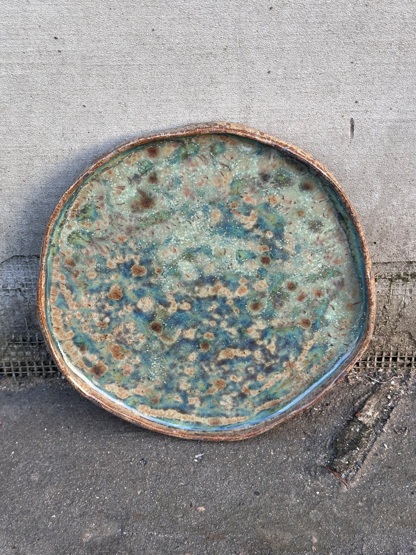 Talerz ceramiczny płaski