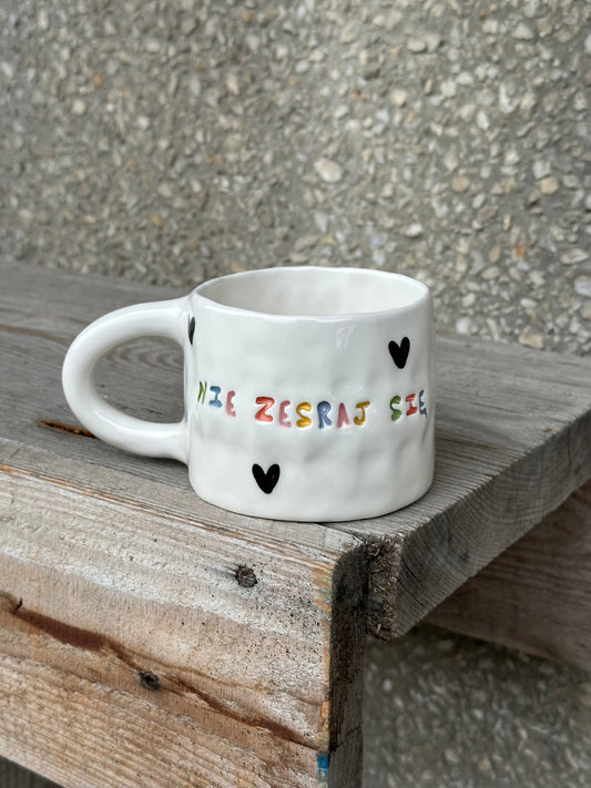 Kubek L "nie zesraj się"