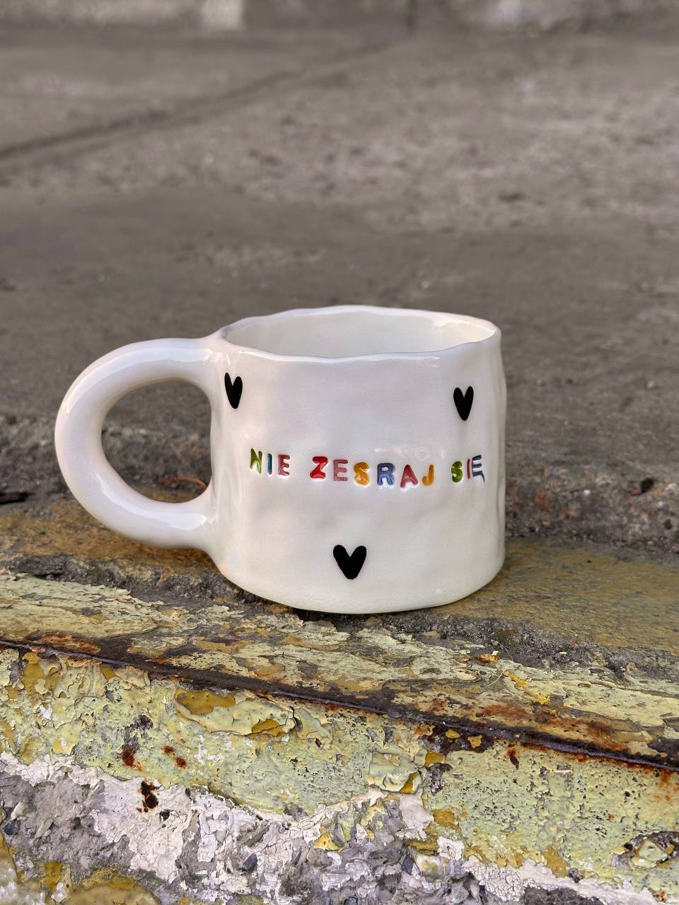Kubek M "nie zesraj się"